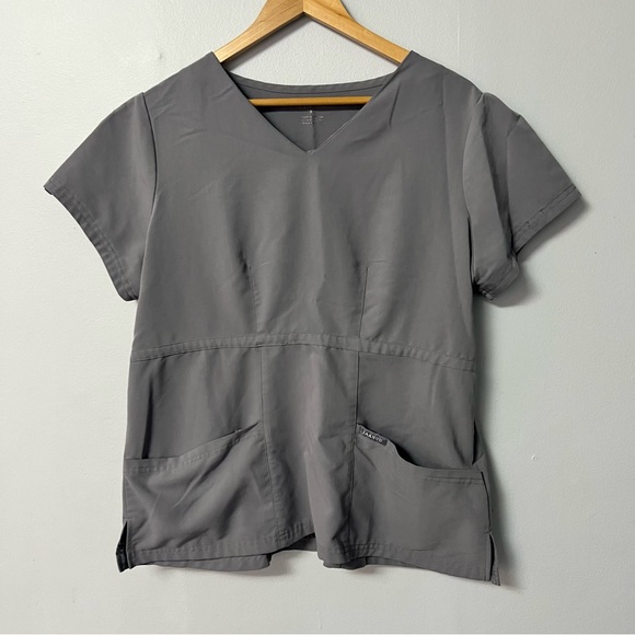 Jaanuuu scrub top size xl grey - Picture 1 of 8